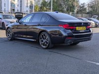 USED 2022 72 BMW 5 SERIES 2.0 520d MHT M Sport Saloon 4dr Diesel Hybrid Steptronic Euro 6 (s/s) (190 ps) LOW MILEAGE - CARBON BLACK