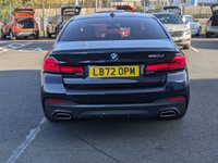 USED 2022 72 BMW 5 SERIES 2.0 520d MHT M Sport Saloon 4dr Diesel Hybrid Steptronic Euro 6 (s/s) (190 ps) LOW MILEAGE - CARBON BLACK