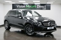 USED 2017 17 MERCEDES-BENZ GLC 2.1 GLC250d AMG Line G-Tronic 4MATIC Euro 6 (s/s) 5dr Full Black Leather, Side Steps