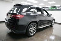USED 2017 17 MERCEDES-BENZ GLC 2.1 GLC250d AMG Line G-Tronic 4MATIC Euro 6 (s/s) 5dr Full Black Leather, Side Steps