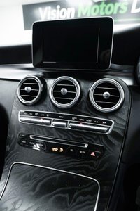 USED 2017 17 MERCEDES-BENZ GLC 2.1 GLC250d AMG Line G-Tronic 4MATIC Euro 6 (s/s) 5dr Full Black Leather, Side Steps