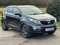 USED 2015 15 KIA SPORTAGE 1.7 CRDi EcoDynamics 3 SUV 5dr Diesel Manual 2WD Euro 5 (s/s) (114 bhp) HEATED LEATHER PAN-ROOOF