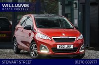 USED 2021 21 PEUGEOT 108 1.0 Allure Hatchback 5dr Petrol Manual Euro 6 (s/s) (72 ps) 
