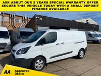 USED 2016 66 FORD TRANSIT CUSTOM 2.2 TDCI T290 L2 H1 LWB 100BHP. ULEZ COMPLIANT. 1 OWNER. FINANCE. PX. 1 OWNER. 2.2 ENGINE. L2 LWB. FINANCE. PX WELCOME.