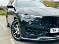 USED 2017 17 MASERATI LEVANTE 3.0D V6 SUV 5dr Diesel ZF 4WD Euro 6 (s/s) (275 ps) PANROOF+RED LETHER+CARBON KIT+