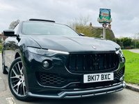 USED 2017 17 MASERATI LEVANTE 3.0D V6 SUV 5dr Diesel ZF 4WD Euro 6 (s/s) (275 ps) PANROOF+RED LETHER+CARBON KIT+