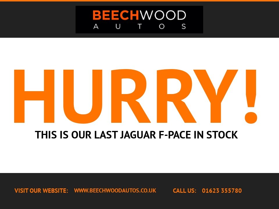 USED 2017 67 JAGUAR F-PACE 3.0 D300 V6 S SUV 5dr Diesel Auto AWD Euro 6 (s/s) (300 ps) *PAN ROOF / REVERSE CAMERA / 22'S