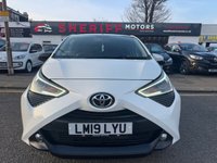 USED 2019 19 TOYOTA AYGO 1.0 VVT-i x-plore Hatchback 5dr Petrol Manual Euro 6 (71 ps) Buy with Complete Confidence from Sheriff Motors, All our vehicles are extensively road tested and thoroughly inspected prior to sale. Each vehicle comes with a new 1 year mot and we rectify all advisories and failures at no additional cost to our customers, plus a full oil and filter service. For added peace of mind, every car includes a 6 month complimentary RAC Warranty, 12 months Rac Breakdown Cover giving you complete confidence when you buy from Sheriff Motors.
