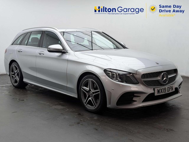 2019 MERCEDES C CLASS 2.0 C220D AMG LINE PREMIUM ESTATE 5DR DIESEL G TRONIC EURO 6... photo
