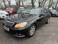 USED 2011 61 MERCEDES-BENZ C-CLASS 1.8 C180 BlueEfficiency SE Edition 125 Saloon 4dr Petrol G-Tronic+ Euro 5 (s/s) (156 ps) 