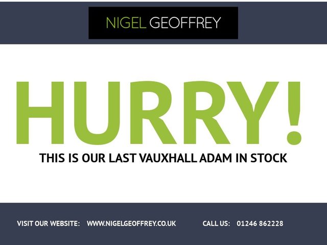 2017 VAUXHALL ADAM 1.2i ecoFLEX ENERGISED Hatchback 3dr Petrol Manual Euro 6 (s/s) (70 ps) - Photo 3