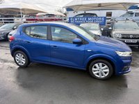 USED 2021 71 DACIA SANDERO 1.0 Petrol (TCE), Comfort Edition, Hatchback, 5 Door, Manual, Euro 6. FULL 12 MONTH MOT WITH EVERY CAR