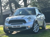 USED 2012 61 MINI COUNTRYMAN 1.6 Cooper S SUV 5dr Petrol Manual ALL4 Euro 5 (s/s) (184 ps) *Chili, Media, 18's*