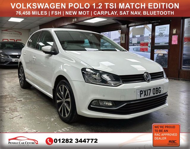 View our Volkswagen Polo 1.2 TSI BlueMotion Tech Match Edition Hatchback 5dr Petrol Manual Euro 6 (s/s) (90 ps)