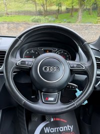 USED 2014 14 AUDI Q3 2.0 TDI S line SUV 5dr Diesel Manual Euro 5 (s/s) (140 ps) LONG MOT AND GOOD SERVICE HISTORY, HPI CLEAR, 2 KEYS, HALF LEATHER SPORTS SEATS, CLIMATE CONTROL,DAB RADIO, ALLOY WHEELS, ELECTRIC WINDOWS, CD PLAYER