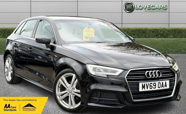 2019 A3 1.6 TDI 30 S LINE SPORTBACK 5DR DIESEL MANUAL EURO 6 S... photo