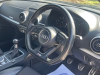 USED 2017 17 AUDI A3 1.6 TDI S line Sportback 5dr Diesel Manual Euro 6 (s/s) (110 ps) SAT NAV BLUETOOTH AUDIO DAB