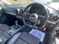 USED 2017 17 AUDI A3 1.6 TDI S line Sportback 5dr Diesel Manual Euro 6 (s/s) (110 ps) SAT NAV BLUETOOTH AUDIO DAB