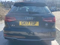 USED 2017 17 AUDI A3 1.6 TDI S line Sportback 5dr Diesel Manual Euro 6 (s/s) (110 ps) SAT NAV BLUETOOTH AUDIO DAB