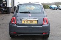 USED 2018 18 FIAT 500 1.2 Pop Star Hatchback 3dr Petrol Dualogic Euro 6 (s/s) (69 bhp) ONLY 33,000 MILES--FINISHED IN TECH HOUSE GREY