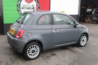 USED 2018 18 FIAT 500 1.2 Pop Star Hatchback 3dr Petrol Dualogic Euro 6 (s/s) (69 bhp) ONLY 33,000 MILES--FINISHED IN TECH HOUSE GREY