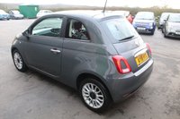 USED 2018 18 FIAT 500 1.2 Pop Star Hatchback 3dr Petrol Dualogic Euro 6 (s/s) (69 bhp) ONLY 33,000 MILES--FINISHED IN TECH HOUSE GREY