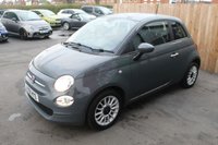 USED 2018 18 FIAT 500 1.2 Pop Star Hatchback 3dr Petrol Dualogic Euro 6 (s/s) (69 bhp) ONLY 33,000 MILES--FINISHED IN TECH HOUSE GREY