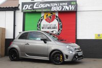 USED 2023 73 ABARTH 695 1.4 T-Jet Competizione Hatchback 3dr Petrol Auto Euro 6 (180 bhp) RECORD GREY BLACK ROOF--HiFi By Beats---YELLOW CALIPERS