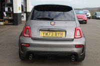 USED 2023 73 ABARTH 695 1.4 T-Jet Competizione Hatchback 3dr Petrol Auto Euro 6 (180 bhp) RECORD GREY BLACK ROOF--HiFi By Beats---YELLOW CALIPERS