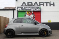 USED 2023 73 ABARTH 695 1.4 T-Jet Competizione Hatchback 3dr Petrol Auto Euro 6 (180 bhp) RECORD GREY BLACK ROOF--HiFi By Beats---YELLOW CALIPERS