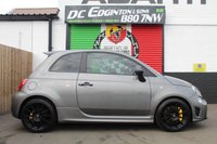 USED 2023 73 ABARTH 695 1.4 T-Jet Competizione Hatchback 3dr Petrol Auto Euro 6 (180 bhp) RECORD GREY BLACK ROOF--HiFi By Beats---YELLOW CALIPERS