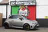 USED 2023 73 ABARTH 695 1.4 T-Jet Competizione Hatchback 3dr Petrol Auto Euro 6 (180 bhp) RECORD GREY BLACK ROOF--HiFi By Beats---YELLOW CALIPERS