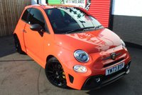 USED 2023 73 ABARTH 695 1.4 T-Jet Competizione Hatchback 3dr Petrol Auto Euro 6 (180 bhp) RACING ORANGE--SAVRAPPOSTO EXHAUST--HiFi By Beats