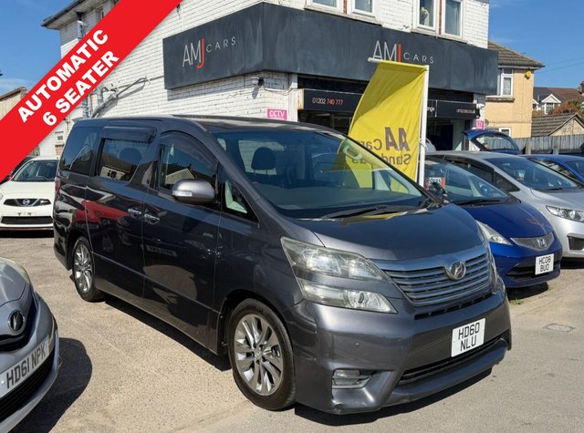 2010 TOYOTA VELLFIRE 2.4 AUTOMATIC MPV PETROL 7 SEATER GREY 5DR AUTOMATIC FAMILY MPV LONG... photo