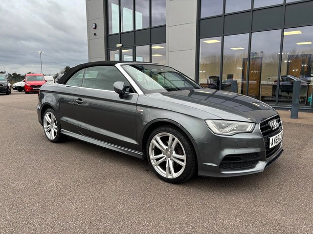 2015 65 Audi A3 Cabriolet 1.4 TFSI CoD S LINE CONVERTIBLE S TRONIC 150PS