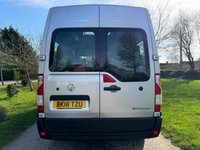 USED 2018 18 VAUXHALL MOVANO 2.3 CDTi 3900 BiTurbo Minibus Double Cab 5dr Diesel Manual L3 H2 Euro 6 (s/s) (Tacho) (145 ps) Vauxhall Movano Minibus 3900 17 Seater