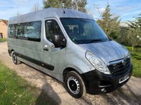 USED 2018 18 VAUXHALL MOVANO 2.3 CDTi 3900 BiTurbo Minibus Double Cab 5dr Diesel Manual L3 H2 Euro 6 (s/s) (Tacho) (145 ps) Vauxhall Movano Minibus 3900 17 Seater