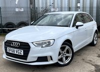 USED 2019 68 AUDI A3 1.5 TFSI CoD 35 Sport Sportback 5dr Petrol Manual Euro 6 (s/s) (150 ps) - APPLE CAR PLAY - SAT NAV - LEATHER - P/SENSORS - BLUETOOTH - CRUISE