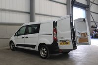 USED 2021 71 FORD TRANSIT CONNECT 1.5 ECOBLUE 100PS DOUBLE CAB CREW VAN L2 LWB - NO VAT 
