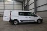 USED 2021 71 FORD TRANSIT CONNECT 1.5 ECOBLUE 100PS DOUBLE CAB CREW VAN L2 LWB - NO VAT 