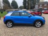 USED 2017 17 AUDI Q2 1.0 TFSI Sport SUV 5dr Petrol Manual Euro 6 (s/s) (116 ps) 7 INCH COLOUR SCREEN WHICH FEATURES DAB RADIO-CD-BLUETOOTH+AIR-CONDITIONING+CRUISE CONTROL+AUTOMATIC HEADLIGHT ACTIVATION+RAIN-SENSING WINDSCREEN WIPERS+PARKING ASSISTANCE+'ARA BLUE' PAINT+17 INCH ALLOY WHEELS.
