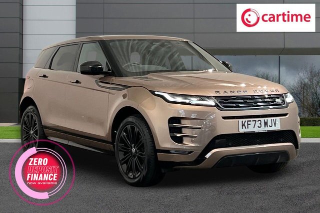 View our Land Rover Range Rover Evoque 1.5 P300e 11.9kWh Dynamic HSE SUV 5dr Petrol Plug-in Hybrid Auto 4WD Euro 6 (s/s) (309 ps) Panoramic Roof, Rear View Camera, Front / Rear Parking Aid, Android Auto / Apple CarPlay, Heated Steering Wheel