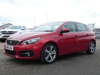 USED 2018 18 PEUGEOT 308 1.2 PureTech GPF Allure Hatchback 5dr Petrol Manual 130 bhp 