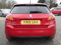 USED 2018 18 PEUGEOT 308 1.2 PureTech GPF Allure Hatchback 5dr Petrol Manual 130 bhp 