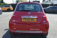 USED 2019 69 FIAT 500 1.2 Lounge Hatchback 3dr Petrol Manual Euro 6 (s/s) (69 bhp) NEW DISCS & PADS