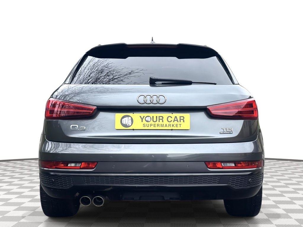 USED 2017 67 AUDI Q3 2.0 TDI Black Edition SUV 5dr Diesel Manual quattro Euro 6 (s/s) (150 ps) Electric Tailgate, Cruise Control
