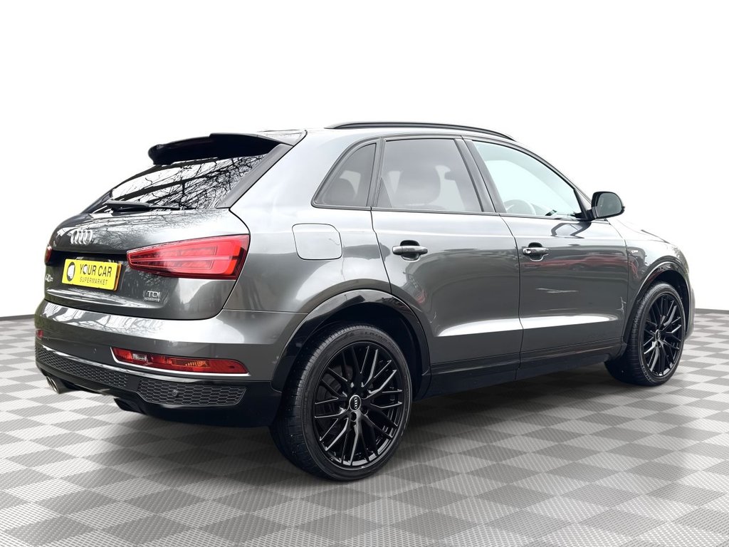 USED 2017 67 AUDI Q3 2.0 TDI Black Edition SUV 5dr Diesel Manual quattro Euro 6 (s/s) (150 ps) Electric Tailgate, Cruise Control