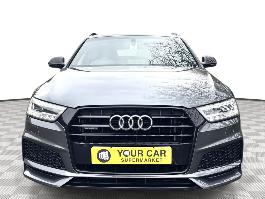 USED 2017 67 AUDI Q3 2.0 TDI Black Edition SUV 5dr Diesel Manual quattro Euro 6 (s/s) (150 ps) Electric Tailgate, Cruise Control