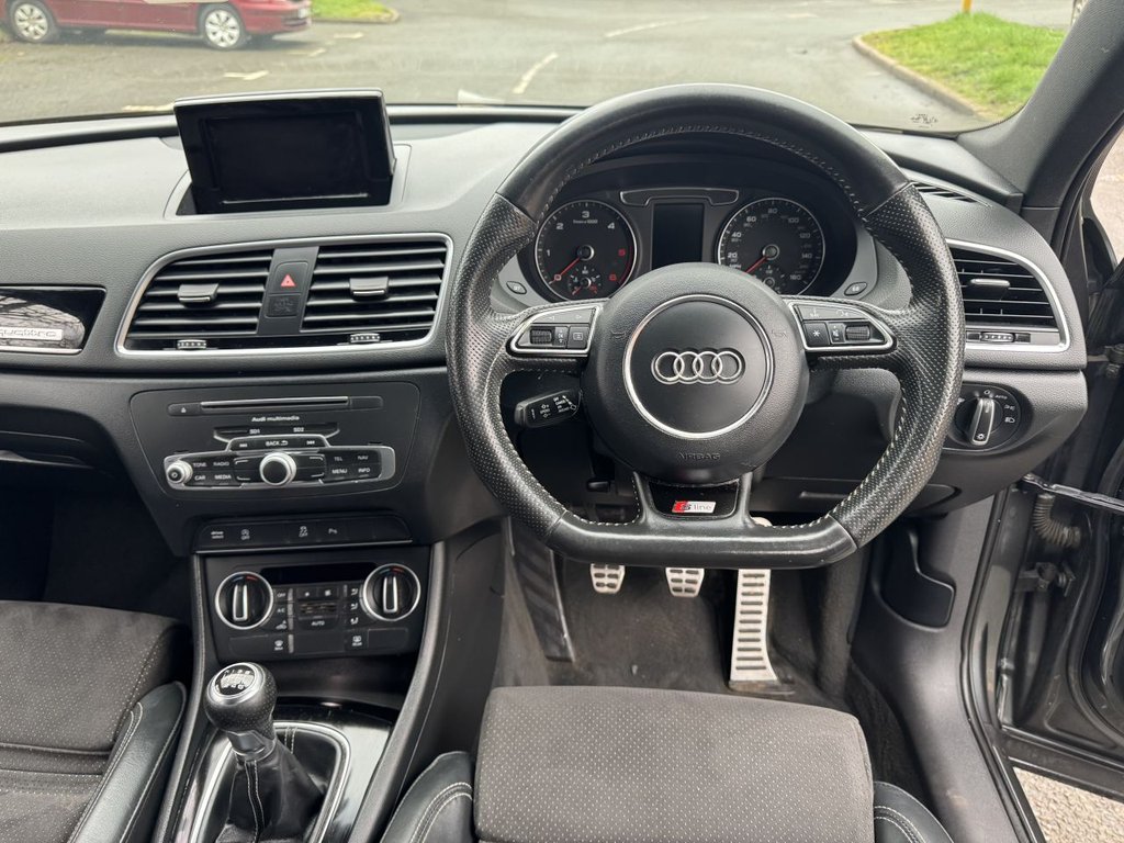 USED 2017 67 AUDI Q3 2.0 TDI Black Edition SUV 5dr Diesel Manual quattro Euro 6 (s/s) (150 ps) Electric Tailgate, Cruise Control