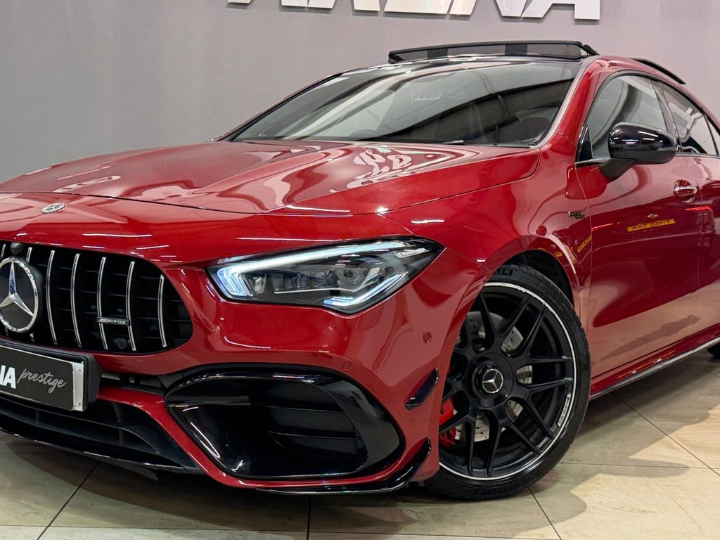 USED 2021 21 MERCEDES-BENZ CLA 2.0 CLA45 AMG S Plus Coupe 4dr Petrol 8G-DCT 4MATIC+ Euro 6 (s/s) (421 ps) 
